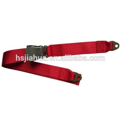 Simple two points standard airplane seat belt